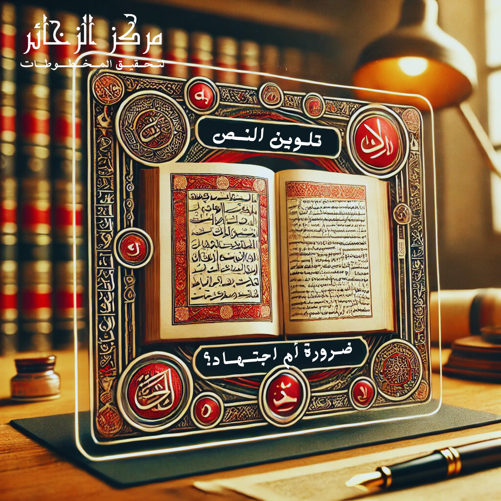 تلوين نصوص المخطوط
